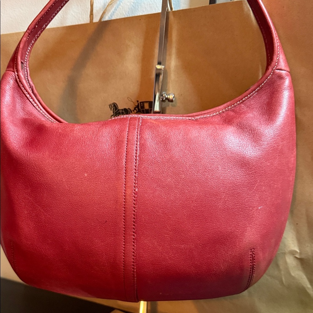 Coach Cherry Red Hobo Bag - Picture 15 of 15